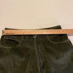 Talbots Vintage 1990s Olive Green Corduroy Trousers Size 6 Womens Photo 2