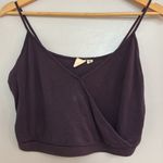 LA Hearts MOVING SALE - purple wrap camisole crop top Photo 2