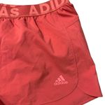 Adidas  | Sample Pink Running Shorts Spell Out Logo Notch Side Size Small Photo 1