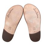 Sam Edelman Maxy Women's Size 7 Beige & Gold Snake Print Slide Flat Sandals VGUC Photo 9