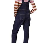 Boden Dark Wash Navy Tapered Leg Denim Overalls Blue Size 12 Photo 0