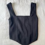 ZARA  Fitted Top Black Tank Photo 0