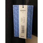 Vera Wang New Simply Vera  Black Tshirt with‎ chiffon sleeves Sz S Photo 5