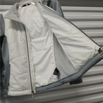 The North Face  Quilted Full Zip Jacket Women's Medium White Gray Gorpcore Hiking Photo 5