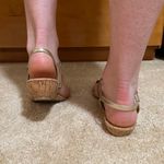 Tommy Hilfiger Gold and Brown Sandals Photo 2