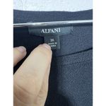 Alfani  Plus Size 3XL Asymmetrical Hem Striped Sweater Black $76 Black White Photo 3