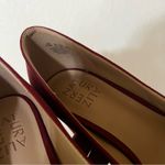 Naturalizer  Helena red satin pointy pointed toe thick block heels 6.5W Photo 5