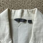 MOTTO White Blazer with Notched Lapels Size L Photo 2