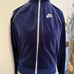 Nike Vintage  Women's Velour tracksuit jacket‎ , Blue Size Medium Photo 0