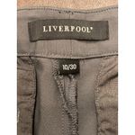 Liverpool Women’s Dress Pants Gray Size 10/30 Straight Leg Stretch Work Career Photo 5