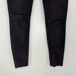 Madewell  9" High Rise Skinny Jeans in Black Sea Size 28 Tall Photo 3