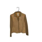 Covington Vintage  Tan Suede Wool Sweater Jacket 70s Boho Western double zipper Photo 1