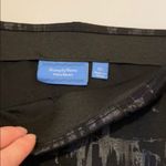 Vera Wang  black paint splatter printed skirt Photo 2