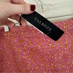 Talbots  Floral Coral Pink Women's Pencil Skirt Size 12 NWT Photo 3