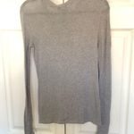 Trouve Heather Grey Long Sleeve Fitted Shirt Size S Gray Photo 2