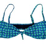 Solid & Striped The Roux Bikini Top Cobalt Blue Polka Dot Photo 6
