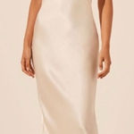 Shona joy NWT  La Lune Low Back Gown - Cream Photo 0