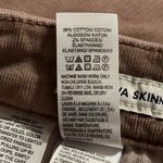 Lucky Brand  Ava Skinny Corduroy Pants Antler Pink Size 6/28 7WD10830‎ Photo 9