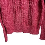 Gap  Women's Pink Cable Knit Pullover Sweater Size M Casual Fall Photo 9