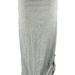 Ellesse Women's Gray High Waisted Ruched Side Maxi Straight Pencil Skirt Size 10 Photo 0