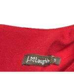 J. McLaughlin  Size S 3/4 Bell Sleeve KEATON Crew Neck Holiday Red Dress Photo 3