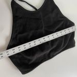 In God We Trust Crop Top Womens X‎ Small Black Halter Open Back Stretch Size XS Photo 5