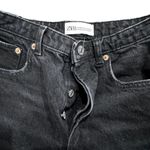 ZARA High Rise Jean Shorts in Black, Size 4 Photo 1
