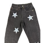 Levi's - Star Applique Raw Hem Jeans in Black Photo 1