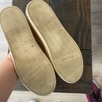 Soludos  Velvet Women's Size 7 Gold Loafer Sneaker Peacock Embroidered Slip On Photo 4