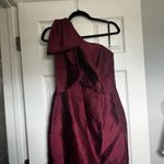 Elegant Burgundy Evening Gown Red Size 4 Photo 2
