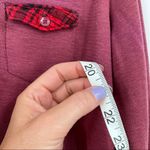 Woolrich  thermal waffle knit long sleeve tee Buffalo‎ plaid mixed print large Photo 6