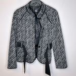 Sandro Sportswear Belted Zebra Jacket Blazer Size M Photo 1