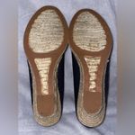 J.Crew Women’s Seville Canvas Espadrille Black Wedges Slip Ons Photo 8