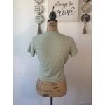 SheIn (D-108) womens top shorts sleeves size M olive green Photo 2