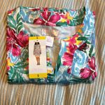 Caribbean Joe Hibiscus Stella parker VNeck Long Sleeve Mini Dress Photo 8