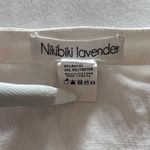 NIKIBIKI LAVENDER | BOHO White Gauzy Cross Stitched Embroidered Dress | Size Sm Photo 9