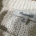 Madewell Bobble Pullover Textured Knit White Sweater XS balloon sleeve Photo 2
