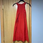 Vince Camuto  Red Crepe Pleat Sheath Dress - Size 0 Photo 1