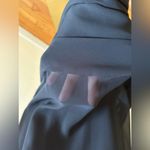 Kenar Black Sheer Ruffle’s In Front Sleeveless Cut Out Back 2 Buttons Sz 14 Photo 2