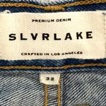 Slvrlake London jeans high waist cropped distressed straight leg size 32 Photo 5