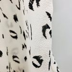 All in Favor Blouse Womens XS New Black White Abstract Photo 10