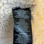 Frye Vegan Leather Faux Shearling Crop Jacket Bomber Aviator Womens Size Large Photo 9