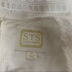 Sail To Sable  white fringe eyelet tank top sz XS Photo 5