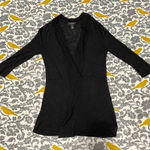 White House | Black Market  Black Flowy Cardigan EUC Size S Photo 0