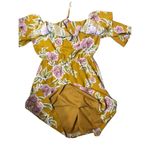 Fonda Ruffle Detail Cupcakes and Cashmere Floral Print Dress, Yellow/Gold, XS Yellow Photo 11