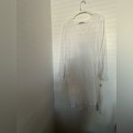 Jenni Kayne  White V-Neck Long Sleeve Cotton dress size M Photo 2