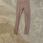 Aerie 💜 Scalloped Edge Leggings in Mauve Shade Photo 4