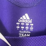 Adidas  Team Performance Athleisure Purple Breathable Top Size M Photo 1
