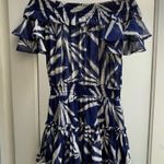 MISA Los Angeles Caroly Dress in Navy Multi Photo 4
