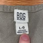 BDG  sage green long sleeve crop Photo 1